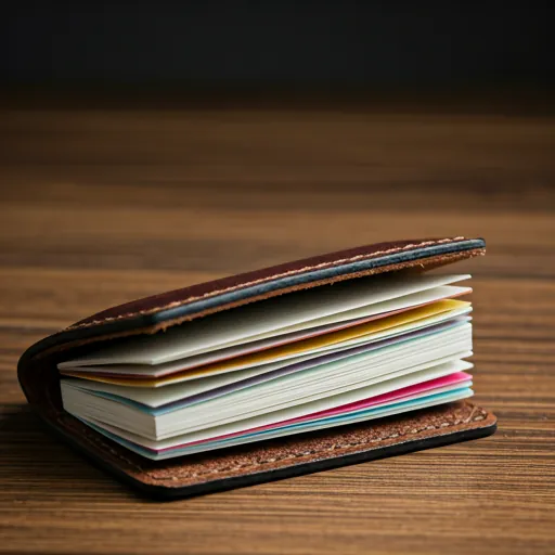 Small beautifully crafted notebook with a leather cover